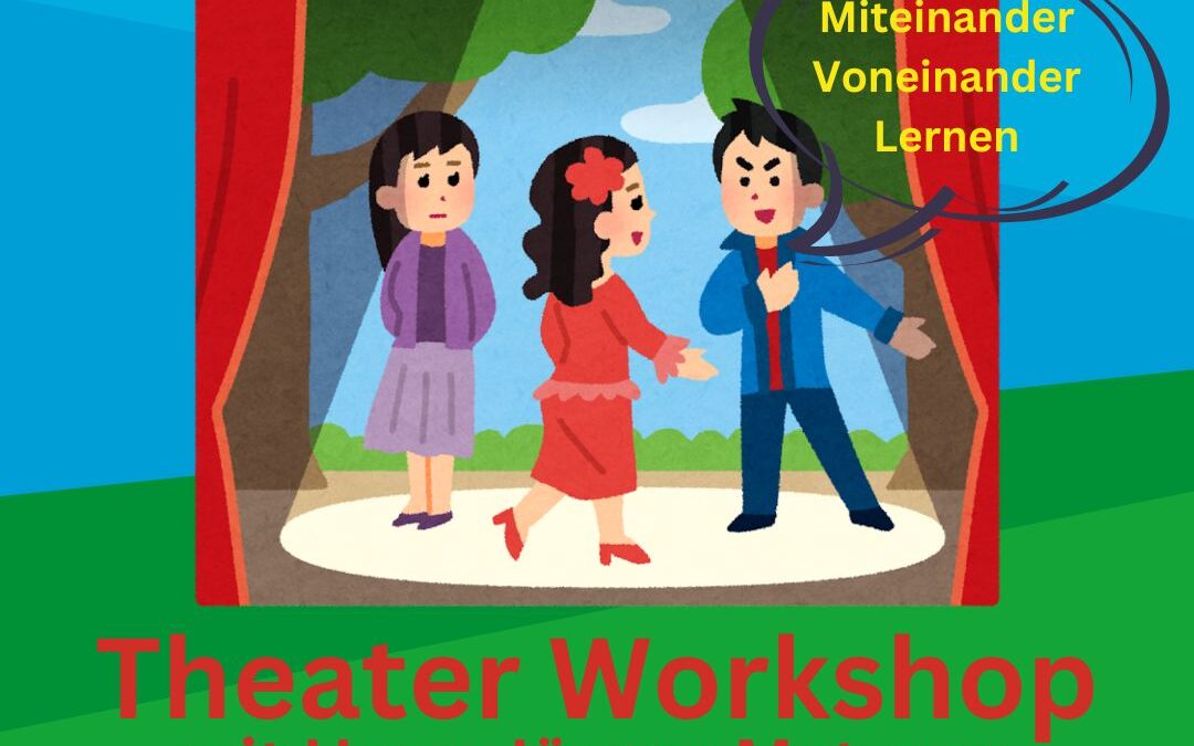 MITEINANDER VONEINANDER LERNEN – am 27. April – jetzt schon anmelden! – Theater Workshop mit Hans-Jürgen Metzner und „Vorhang Auf“ – Theater im Melanchthon-Haus