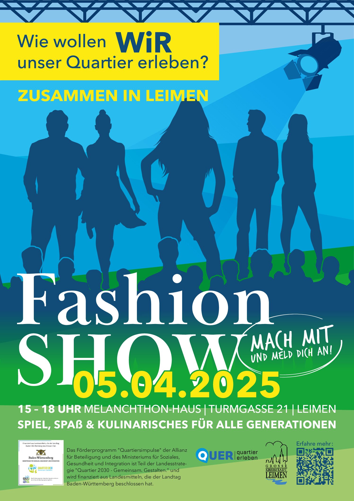 Lust zu modeln? Werde Teil unserer Fashion Show!