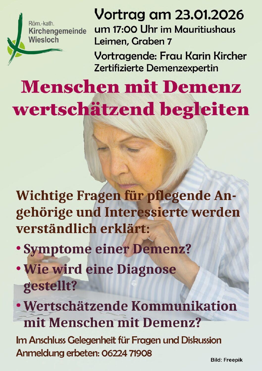 Menschen mit Demenz wertschätzend begleiten